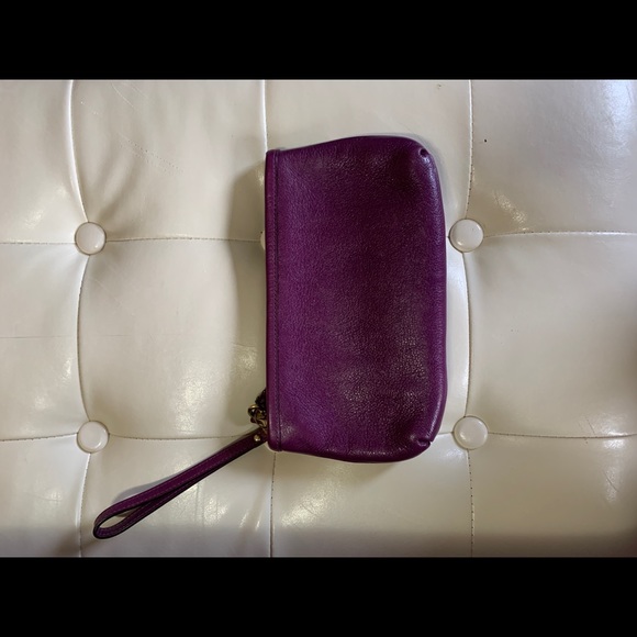 purple Coach Wristlet - Picture 5 of 5
